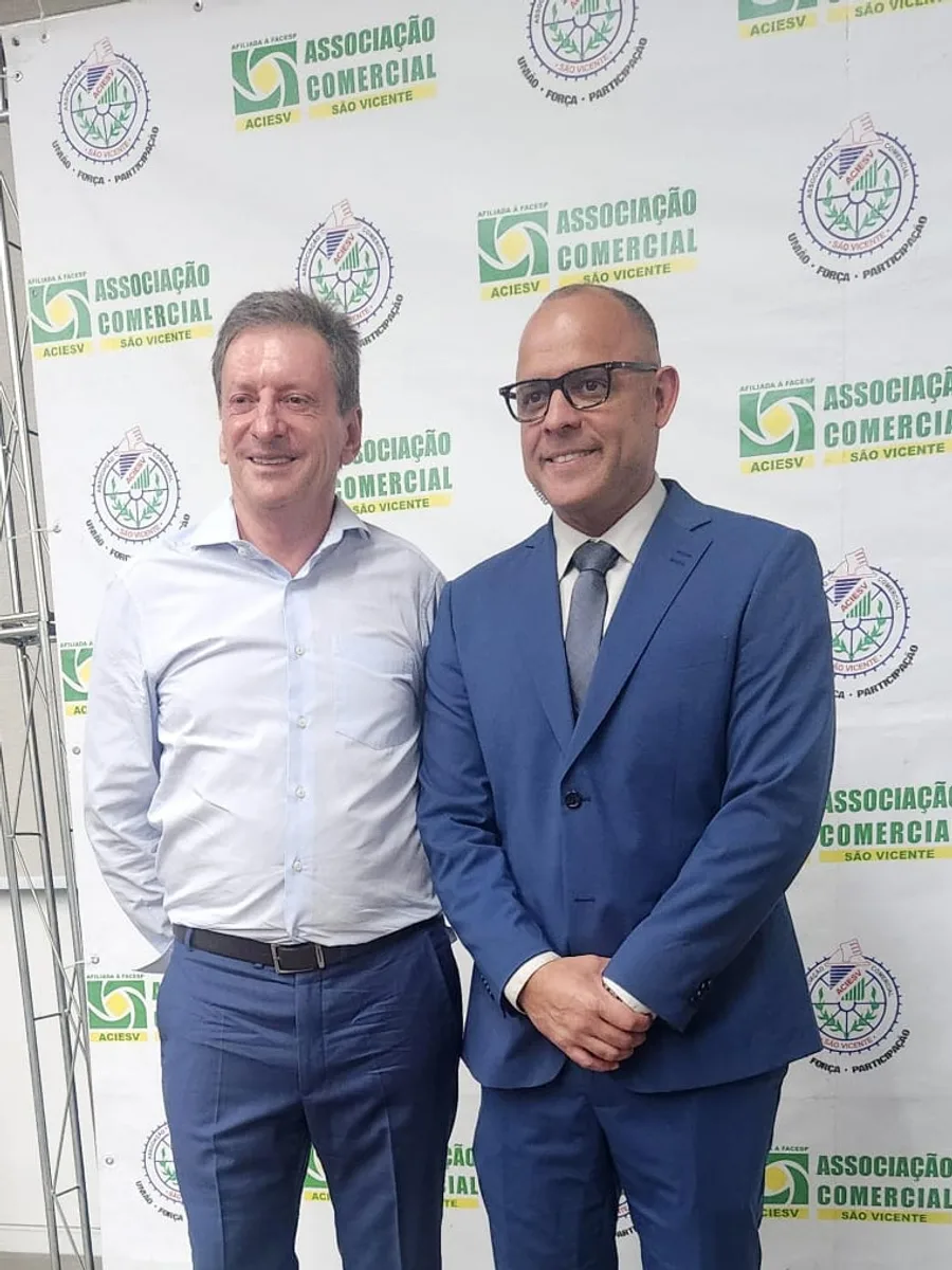 Sócios da Star Prime na Associação Comercial de São Vicente
